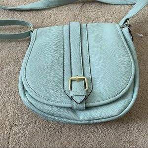 Mint color women’s crossbody bag
